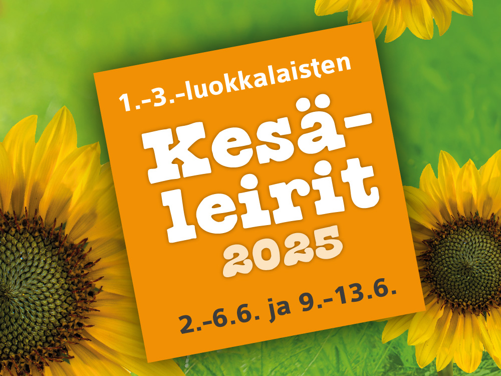 1.-3.-luokkalaisten kesäleirit 2025