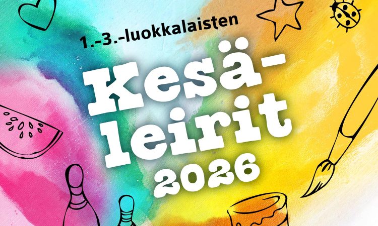 Värikäs mainos JKO:n kesäleireistä