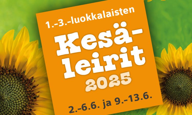 1.-3.-luokkalaisten kesäleirit 2025